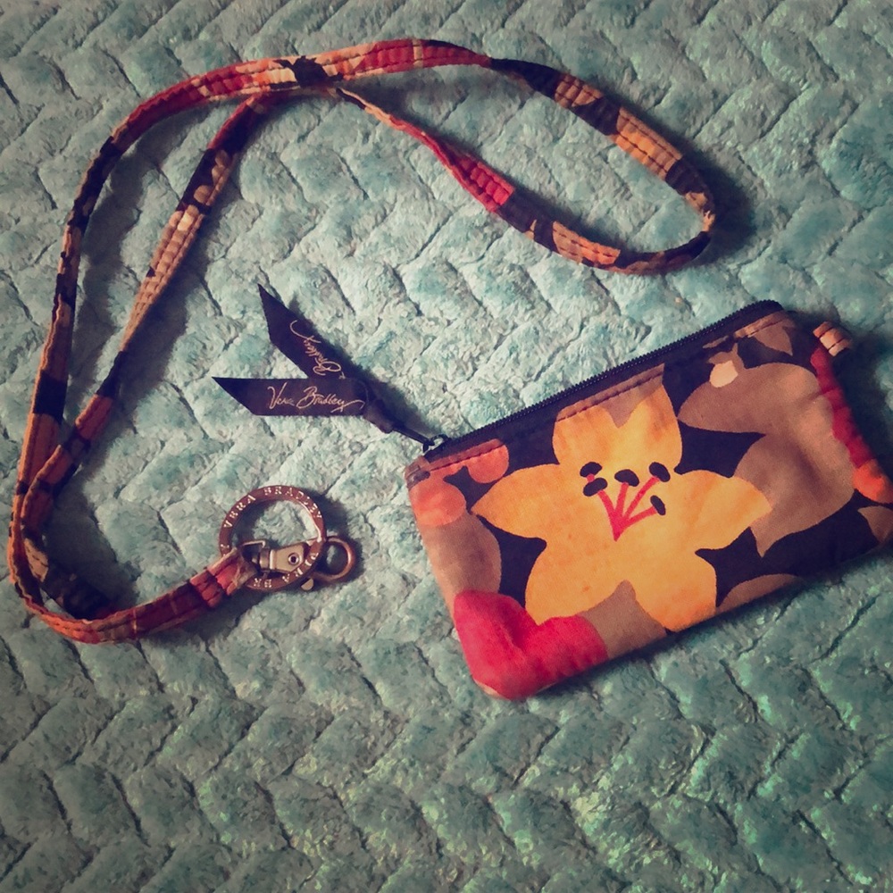 Vera Bradley ID case & Matching Lanyard
